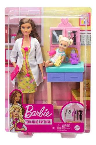 Barbie Muñeca Quiero Ser Medica Pediatra Orig. Mattel Dhb63