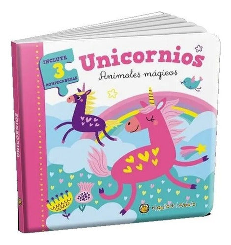 Unicornios Animales Magicos Puzzle Libro P/niños Guadal 3417
