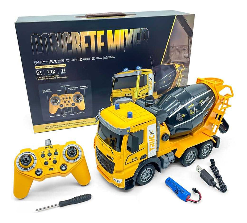 Camion Mezclador Control Remoto Luz Sonido 1:12 Cresko Ft994