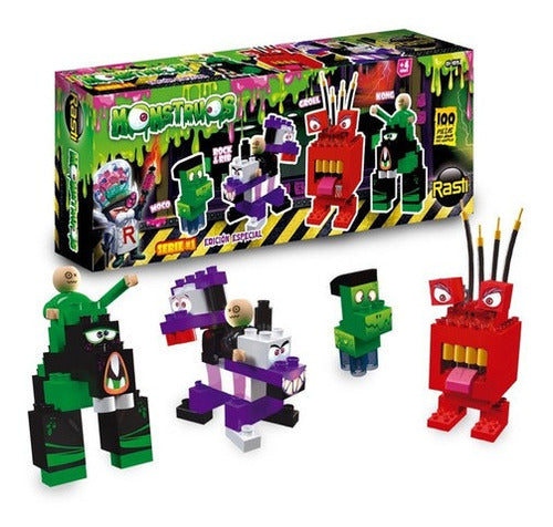 Bloques Monstruos 100 Piezas Serie 1 Edicion Especial Rasti