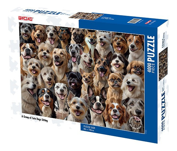 Rompecabezas Tomax 400-055 4000 Piezas Puzzle Perritos
