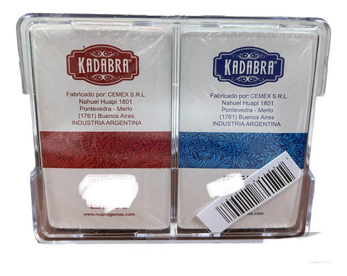 Juego Naipes Cartas De Poker Setx2 Mazos Nupro 3012