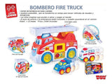 Camion Bomberos Didactico P/bebes Luz Y Sonido 4289t