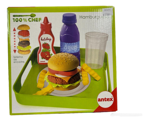 Set De Juego Bandejas Saladas C/accesorios Antex 1157