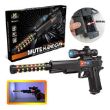 Ametralladora Mute Handgun Con Sonido Electronico 54546