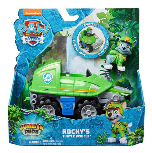 Paw Patrol Jungle Pups Vehiculo Rocky Original 17776rj