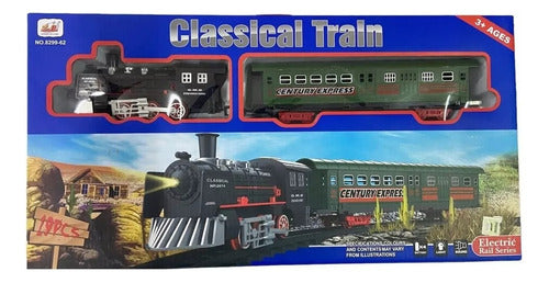 Tren A Pila Con Luces Sonido Y Accesorios 51396