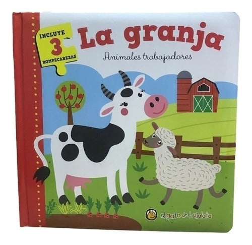 Granja Animales Trabajadores Puzzle Libro Niños Guadal 3415