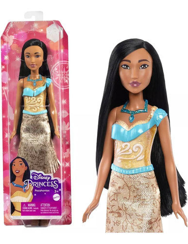 Muñeca Princesa Pocahontas Disney Princesas Mattel Hlw02