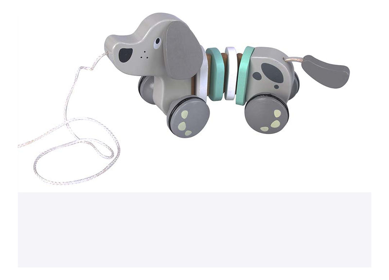 Perro De Arrastre Madera Articulado Fl588