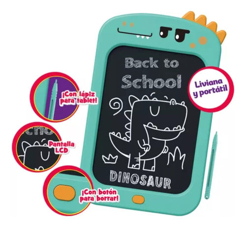 Tablet Magic Dino Juliana Y Julian Pantalla Lcd Con Lapiz