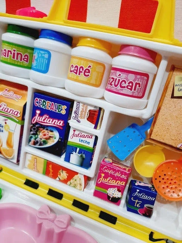 Valija Juliana Cocinera Cocina Recetas Chef Premium Color Amarillo