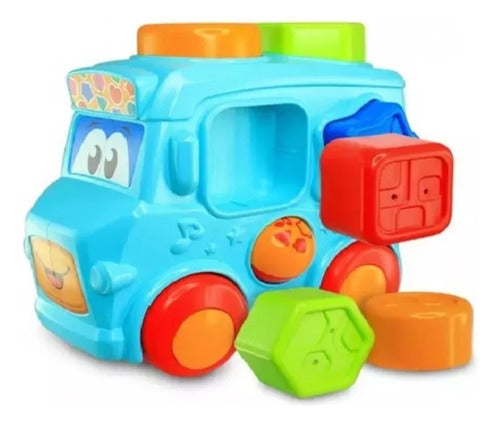 Minivan Didactica Juego De Encastre Bebe 4563