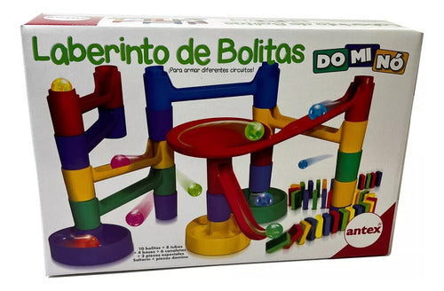 Laberinto De Bolitas Domino Juego De Mesa Original Antex