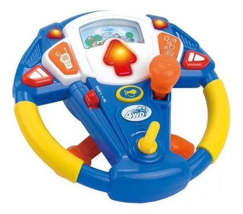 Volante Didactico Juguete Con Luces Y Sonidos Bilingue 4219t