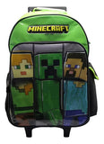 Mochila 18 PuLG Carro Minecraft Int Mi311 Cresko Color Verde