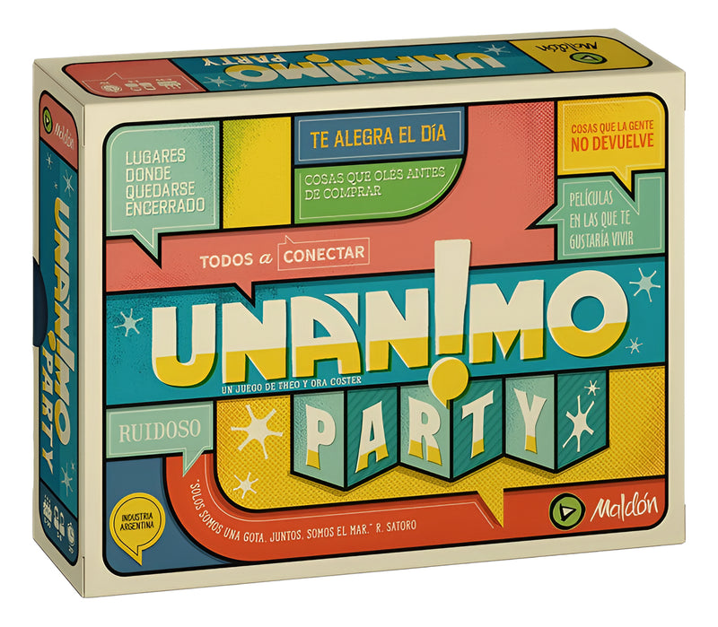 Unanimo Party Juego De Mesa Original Maldon 6701