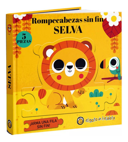 Selva Libro Para Niños Mini Rompecabezas Guadal 3703