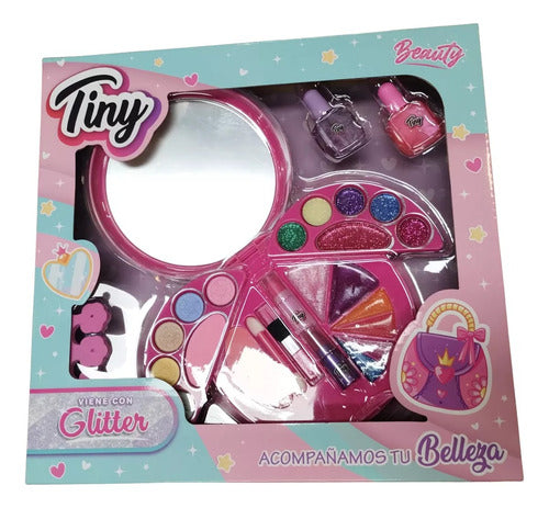 Set De Maquillaje Con Espejo Sombras Tiny 3262