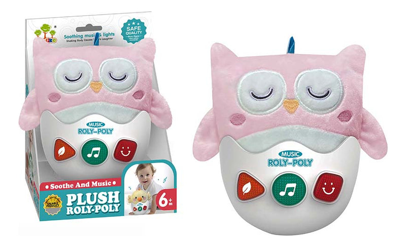Peluche Buho Interactivo Con Movimiento Y Sonido Fl240