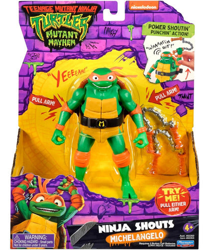 Tortugas Ninja Movie Lujo Michelangelo C/acc 15 Cm Int 83350