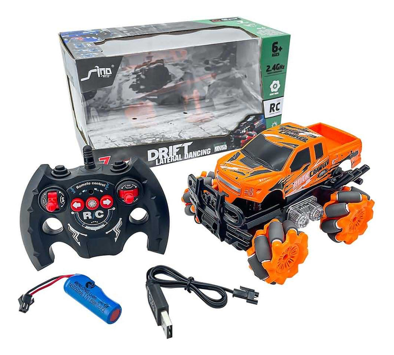 Auto De Acrobacias Control Remoto Luz 1:36 Cresko Ft999