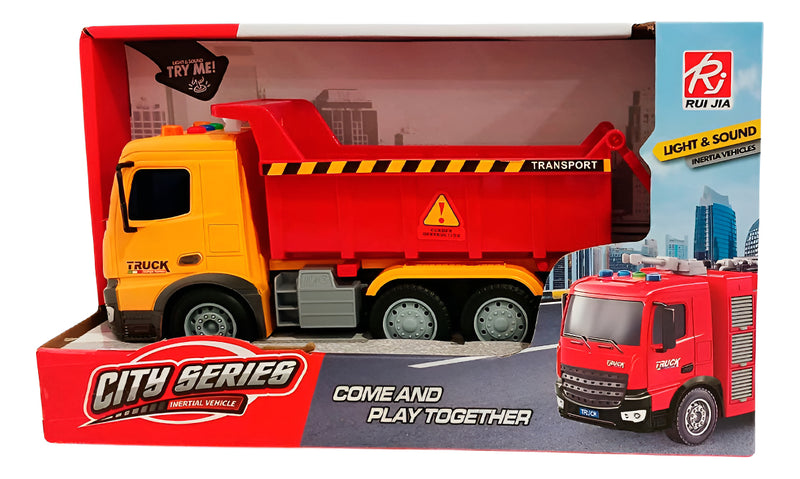 Camion Volcador Con Luz Y Sonido Ik0724