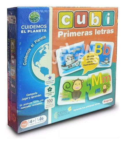Cubi Primeras Letras Juego De Mesa Didactico Nupro 1403