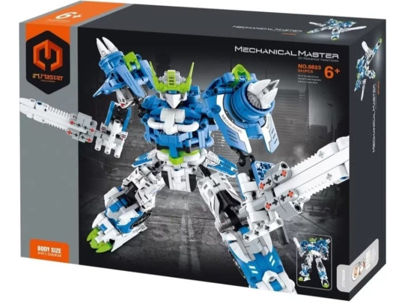 Robot Soldier Blue 941 Piezas Bloques P/armar Ft157