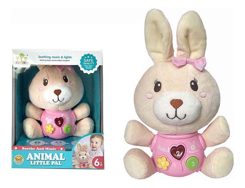 Peluche Conejo Interactivo Con Luz Y Sonido Fl245