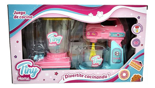 Set Batidora Y Licuadora Manual Tiny Home 54533
