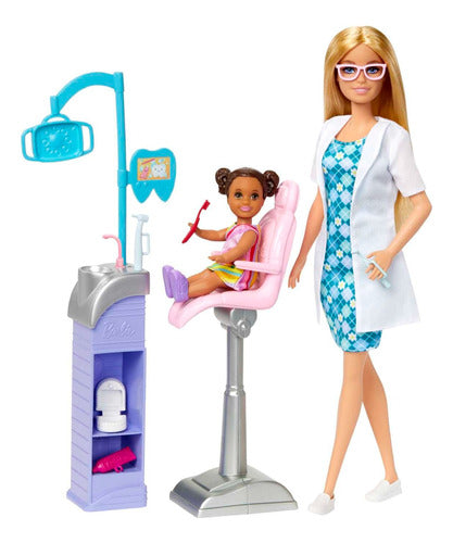 Barbie Muñeca Quiero Ser Dentista Original Mattel Dhb63