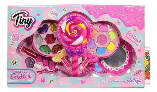 Set De Maquillaje Paleta Glitter Tiny 3229
