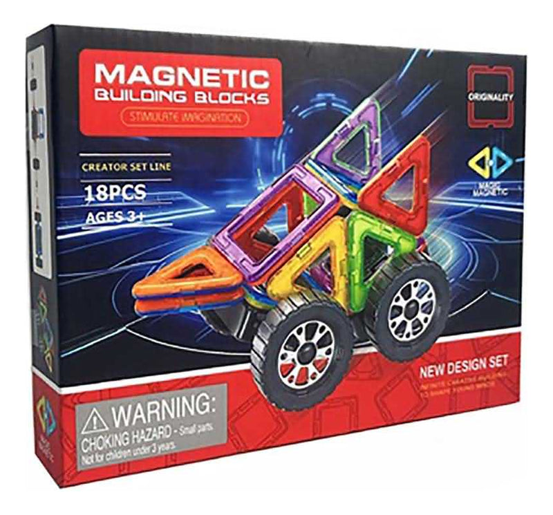 Magneticos Set Contrucciones Creativas 18 Piezas Fl261
