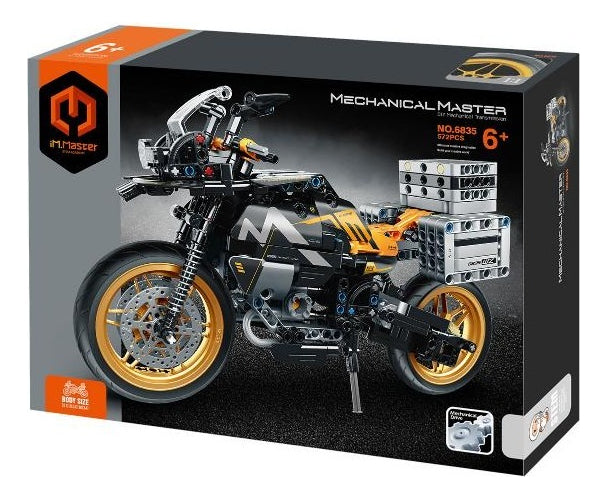 Moto A Friccion 572 Piezas Bloques P/armar Ft149