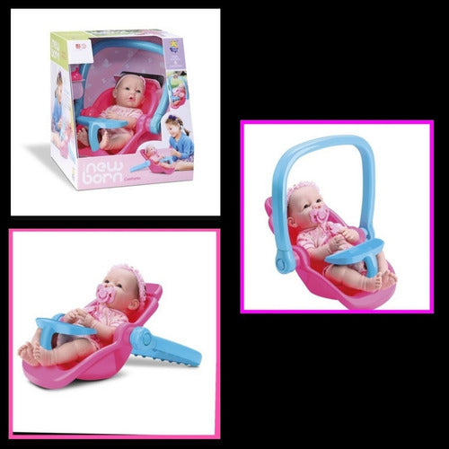 Muñeca Bebote Bebé Real + Huevito + Mamadera + Chupete