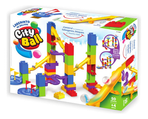 Cityball Laberinto De Bolitas 50 Piezas Dimare 3202