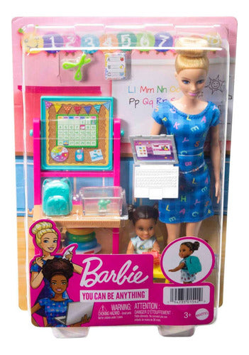 Barbie Muñeca Quiero Ser Maestra Original Mattel Dhb63