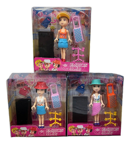 Muñeco Figura Fashion Girl Surtido Articulada 7,5cm 201246