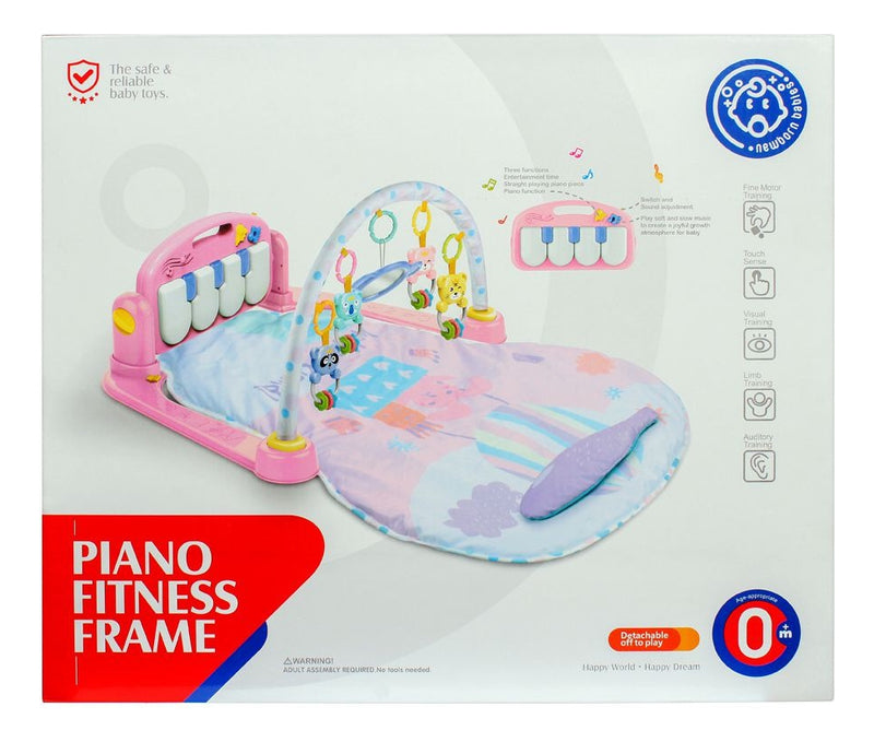 Gimnasio Musical Piano Alfombra Rosa Huanger Ft466