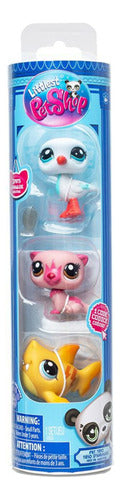 Littlest Pet Shop Figuras X3 Surtidas C/accesorio Orig.0550