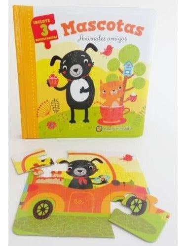 Mascotas Animales Amigos Libro P/niños Puzzle Guadal 3416