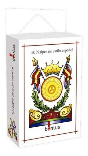 Juego De Cartas Naipes Estilo Español 50 Cartas Bontus