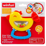 Sonajero Pollito Birdy Winfun 0240-ni Color Amarillo