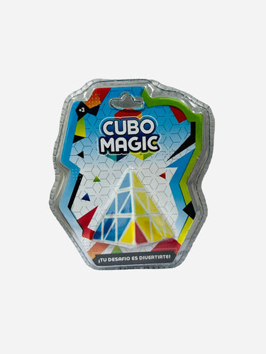 Mini Cubo Magico Forma Piramide X6 U. Ideal Souvenir 4cm
