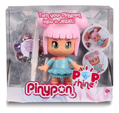 Pinypon Pop Shine Figura 17cm Y Accesorios Original Pny57000