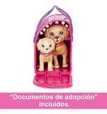 Barbie Muñeca Adopta Perritos Orig.mattel Hkd86