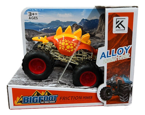 Auto Dino A Friccion 4x4 Ruedas De Goma 11cm 54542