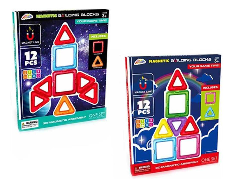 Magneticos Set Contrucciones Creativas 12 Piezas Fl258