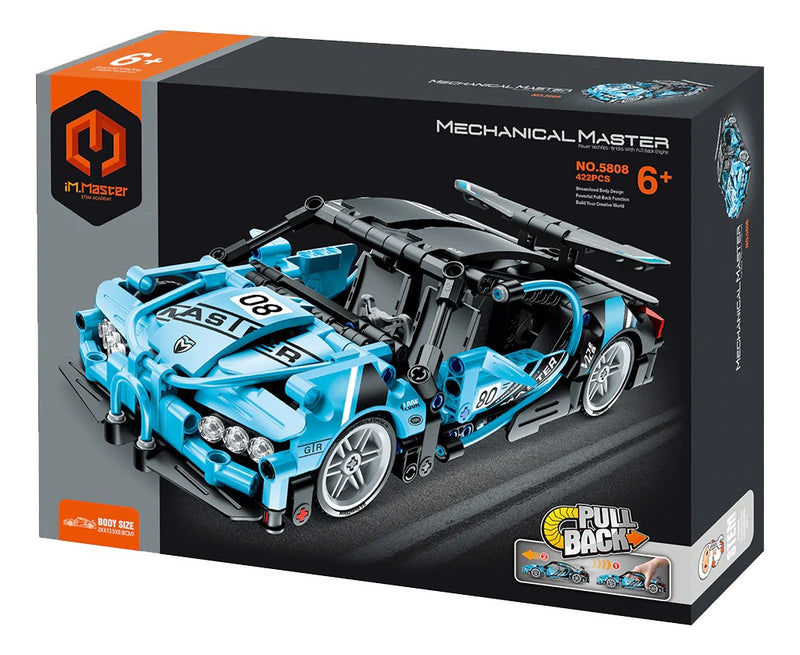 Auto A Friccion 422 Piezas Bloques P/armar Ft124